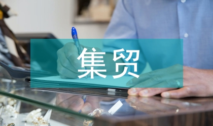 集貿物管調查匯報材料