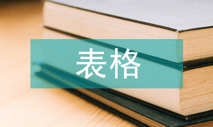 科技期刊論文中表格的編寫規(guī)范