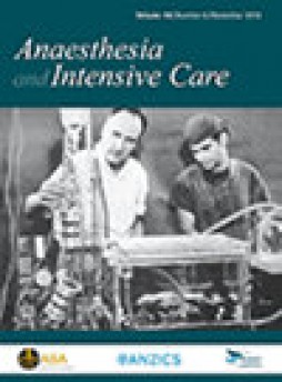 Anaesthesia And Intensive Care雜志