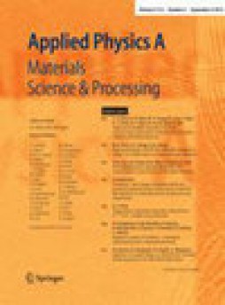 Applied Physics A-materials Science & Processing雜志