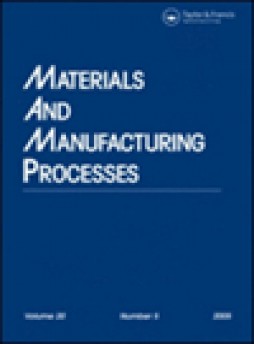 Materials And Manufacturing Processes雜志