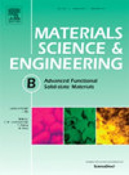 Materials Science And Engineering B-advanced Functional Solid-state Materials雜志