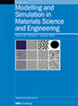 Modelling And Simulation In Materials Science And Engineering雜志