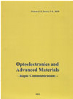 Optoelectronics And Advanced Materials-rapid Communications雜志