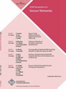 Acm Transactions On Sensor Networks雜志
