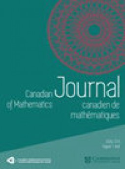 Canadian Journal Of Mathematics-journal Canadien De Mathematiques雜志