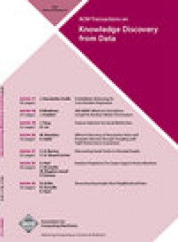 Acm Transactions On Knowledge Discovery From Data雜志