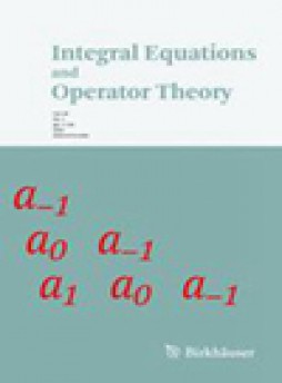 Integral Equations And Operator Theory雜志