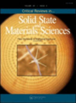 Critical Reviews In Solid State And Materials Sciences雜志
