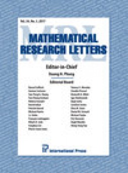 Mathematical Research Letters雜志