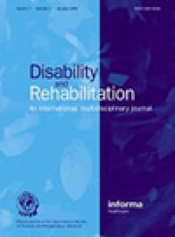 Disability And Rehabilitation雜志