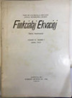 Funkcialaj Ekvacioj-serio Internacia雜志