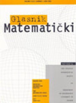 Glasnik Matematicki雜志