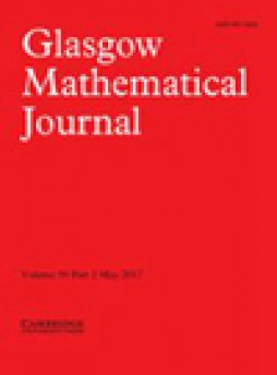 Glasgow Mathematical Journal雜志