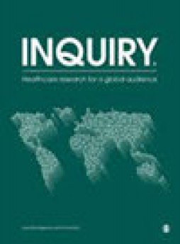 Inquiry-the Journal Of Health Care Organization Provision And Financing雜志