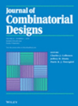 Journal Of Combinatorial Designs雜志