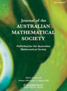 Journal Of The Australian Mathematical Society雜志