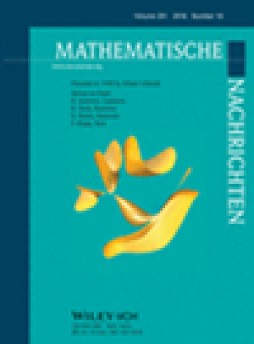 Mathematische Nachrichten雜志