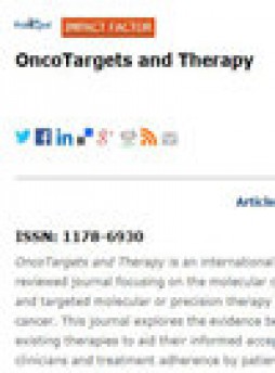Oncotargets And Therapy雜志