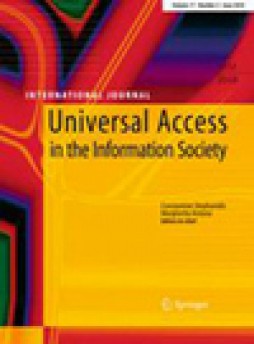 Universal Access In The Information Society雜志
