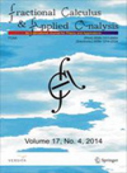 Fractional Calculus And Applied Analysis雜志