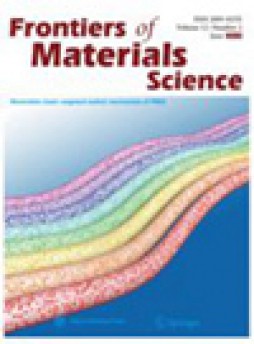 Frontiers Of Materials Science雜志