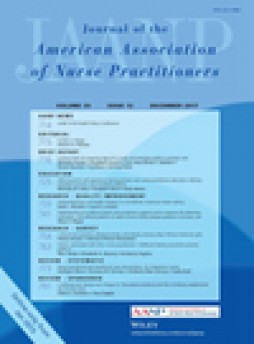 Journal Of The American Association Of Nurse Practitioners雜志