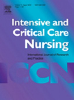 Intensive And Critical Care Nursing雜志