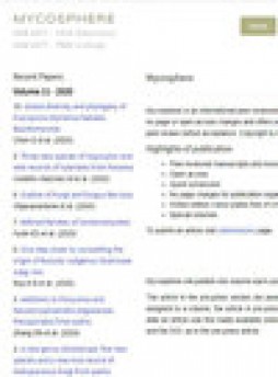 Mycosphere雜志