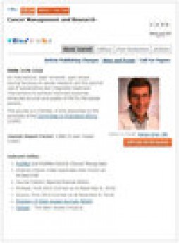 Cancer Management And Research雜志