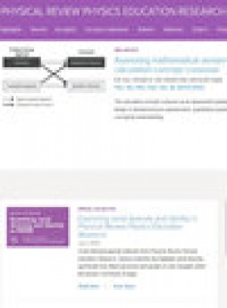 Physical Review Physics Education Research雜志