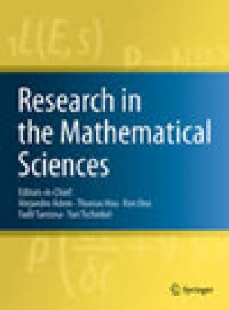 Research In The Mathematical Sciences雜志