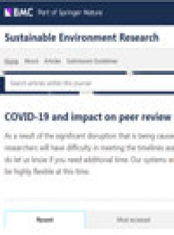 Sustainable Environment Research雜志