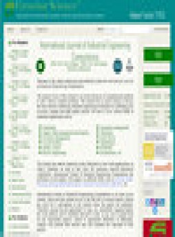 International Journal Of Industrial Engineering Computations雜志
