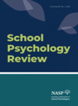 School Psychology Review雜志
