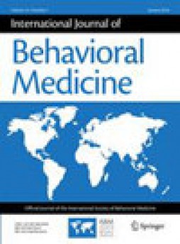 International Journal Of Behavioral Medicine雜志