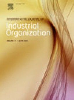 International Journal Of Industrial Organization雜志