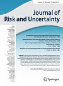 Journal Of Risk And Uncertainty雜志