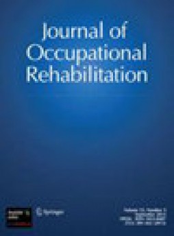 Journal Of Occupational Rehabilitation雜志
