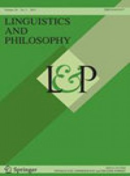 Linguistics And Philosophy雜志