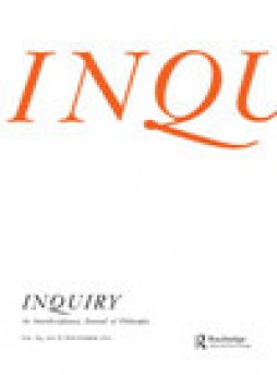 Inquiry-an Interdisciplinary Journal Of Philosophy雜志