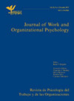Journal Of Work And Organizational Psychology-revista De Psicologia Del Trabajo雜志