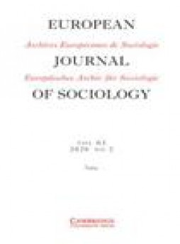 Archives Europeennes De Sociologie雜志