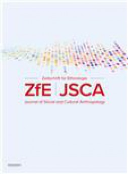 Zeitschrift Fur Ethnologie - Journal Of Social And Cultural Anthropology雜志