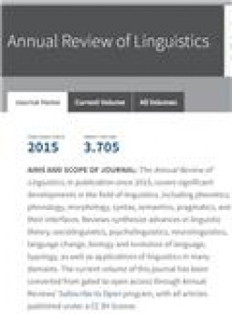 Annual Review Of Linguistics雜志