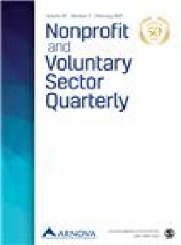 Nonprofit And Voluntary Sector Quarterly雜志