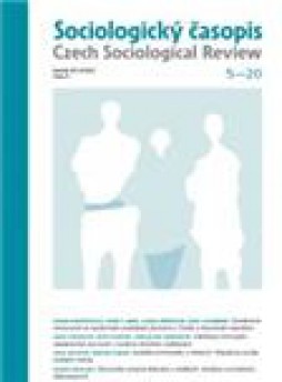 Sociologicky Casopis-czech Sociological Review雜志