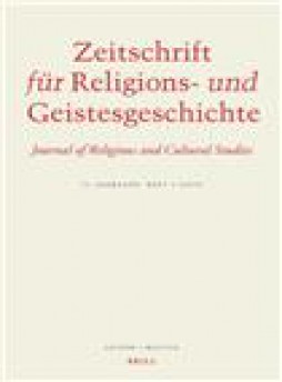 Zeitschrift Fur Religions-und Geistesgeschichte雜志