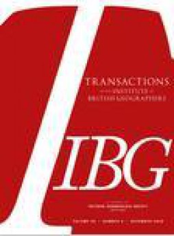 Transactions Of The Institute Of British Geographers雜志