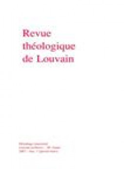 Revue Theologique De Louvain雜志